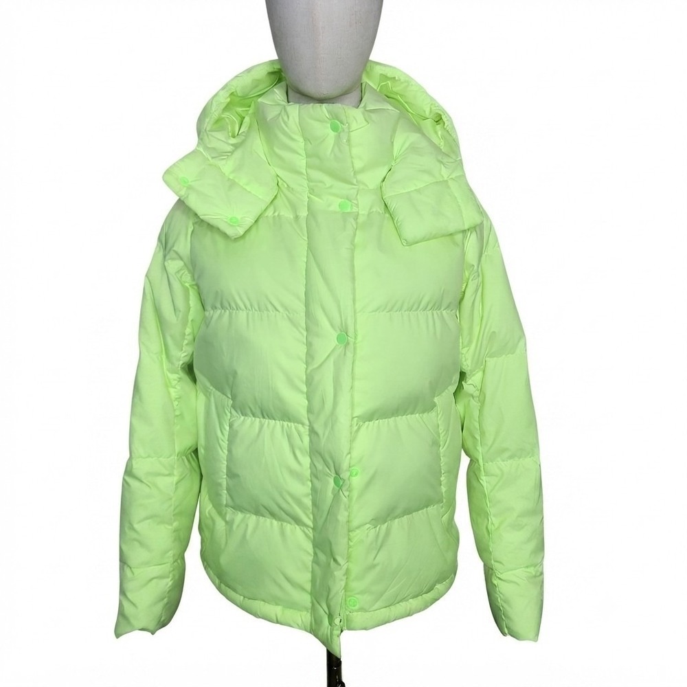 Lululemon Wunder Puff‎ Jacket Faded Zap Down Puffer Coat Size 4